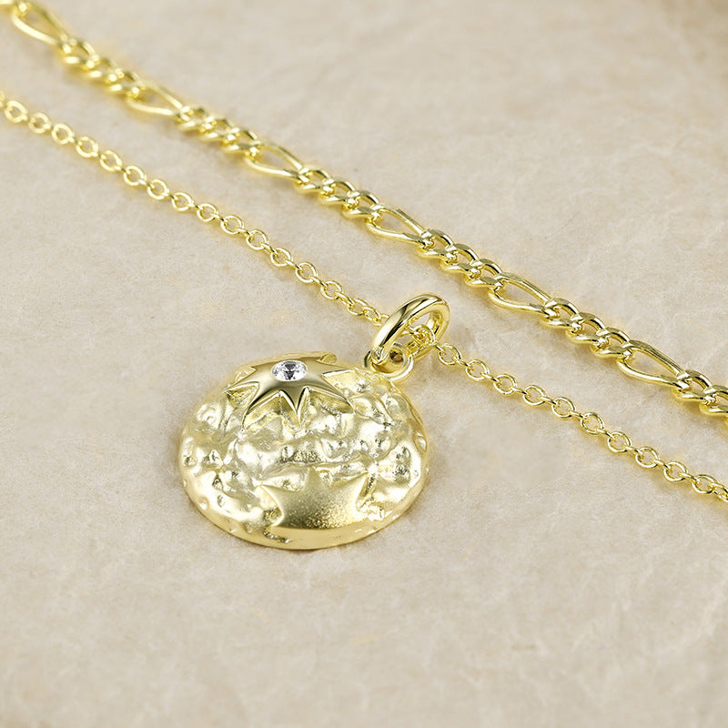 Irregular Geometric Clavicle Necklace – Minimalist & Elegant Sterling Silver Jewelry